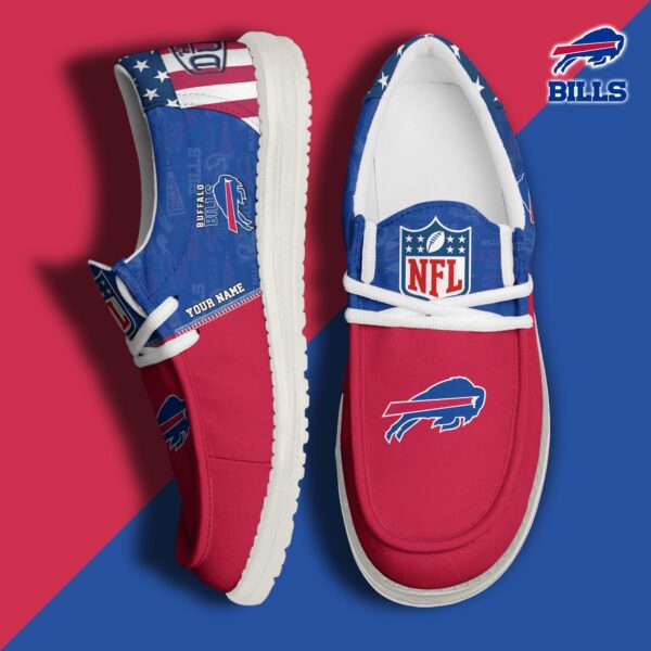 Tubopro Buffalo Bills Personalized Hey Dude Shoes For Men And Women