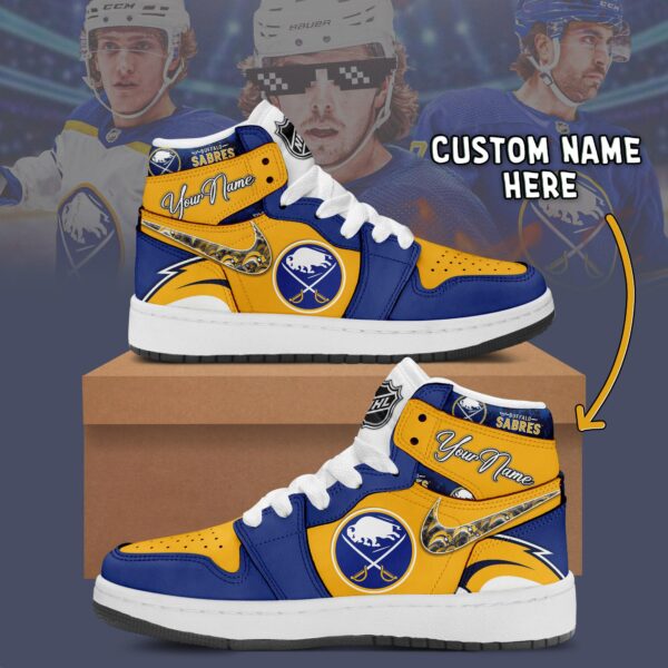 Tubopro Buffalo Sabres AJ1 High Sneakers Shoes For Men And Women