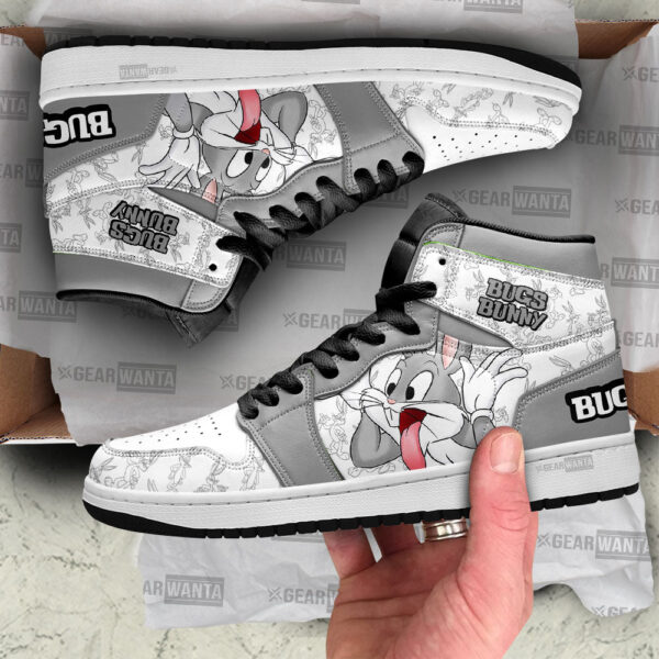 Tubopro Bugs Bunny AJ1 High Sneakers Shoes For Men And Women - Image 2
