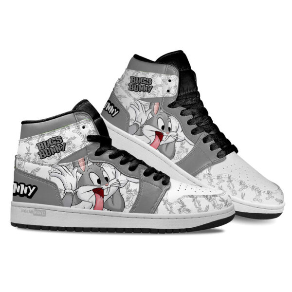 Tubopro Bugs Bunny AJ1 High Sneakers Shoes For Men And Women - Image 3