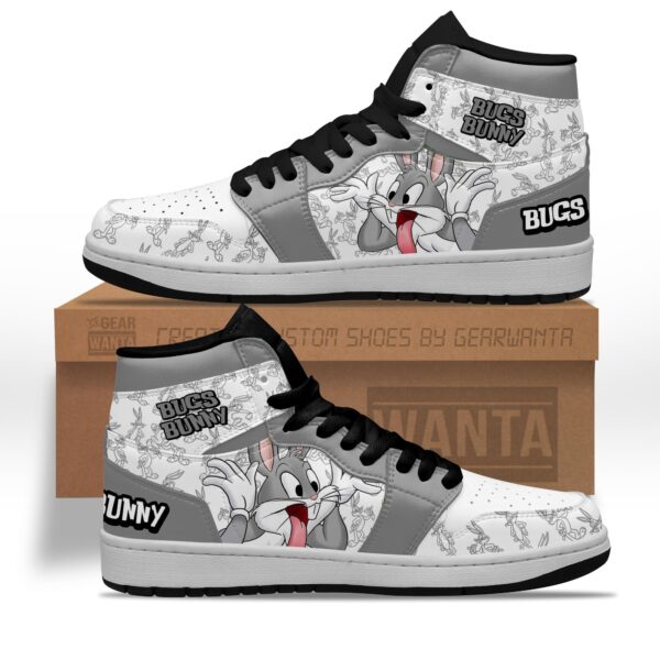 Tubopro Bugs Bunny AJ1 High Sneakers Shoes For Men And Women