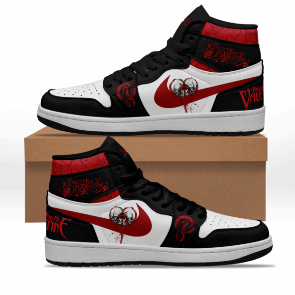 Tubopro Bullet for My Valentine AJ1 High Sneakers Shoes For Men And Women