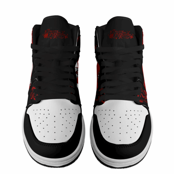 Tubopro Bullet for My Valentine AJ1 High Sneakers Shoes For Men And Women - Image 2