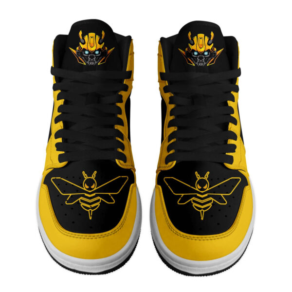 Tubopro Bumblebee AJ1 High Sneakers Shoes For Men And Women - Image 2