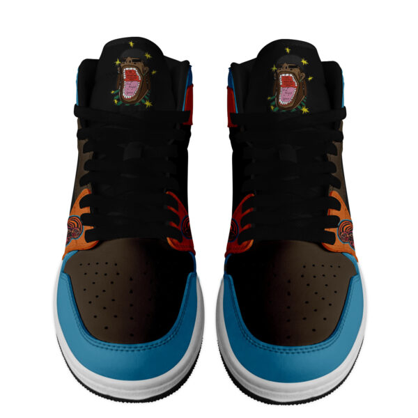 Tubopro Burna Boy AJ1 High Sneakers Shoes For Men And Women - Image 3