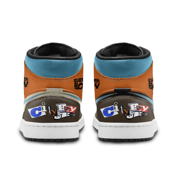 Tubopro Burna Boy AJ1 High Sneakers Shoes For Men And Women - Image 4