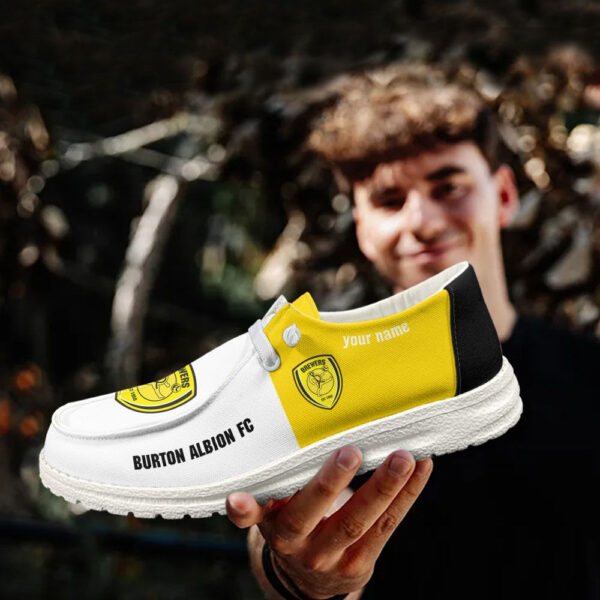 Tubopro Burton Albion F.C Personalized Hey Dude Shoes For Men And Women - Image 2