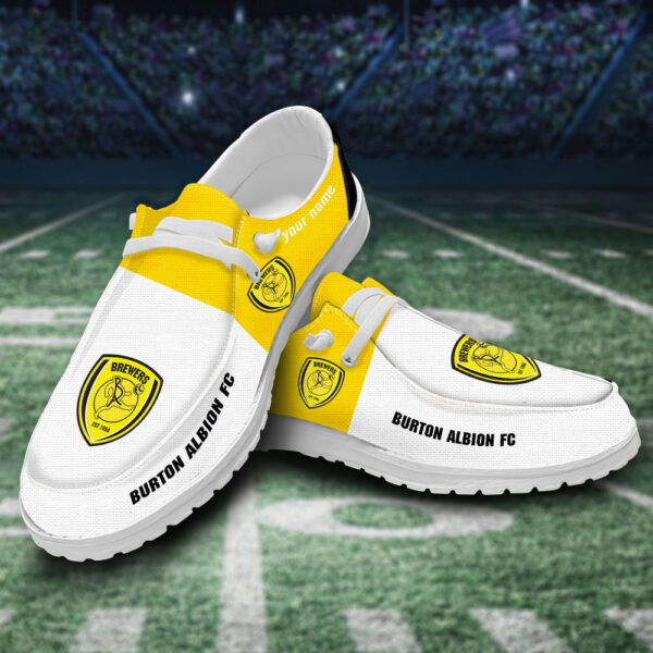 Tubopro Burton Albion F.C Personalized Hey Dude Shoes For Men And Women