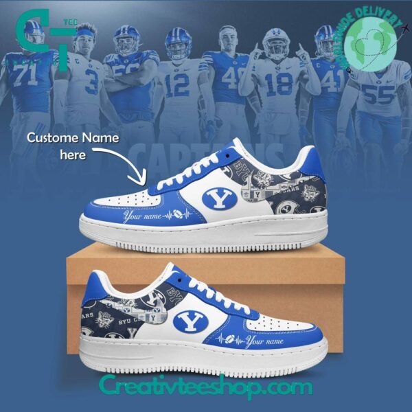 Tubopro BYU Cougars Air Low-Top Sneakers Shoes For Men And Women