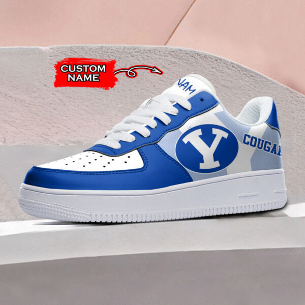 Tubopro BYU Cougars NCAA Air Low-Top Sneakers Shoes For Men And Women - Image 2