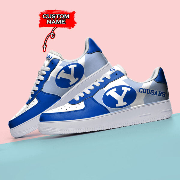 Tubopro BYU Cougars NCAA Air Low-Top Sneakers Shoes For Men And Women - Image 3