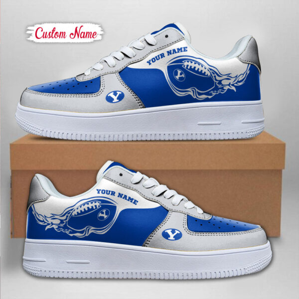 Tubopro BYU Cougars NCAA Air Low-Top Sneakers Shoes For Men And Women - Image 2