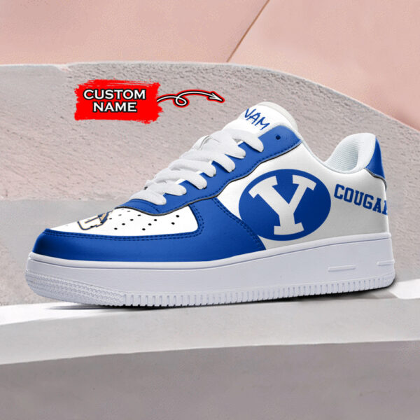 Tubopro BYU Cougars NCAA Air Low-Top Sneakers Shoes For Men And Women - Image 2