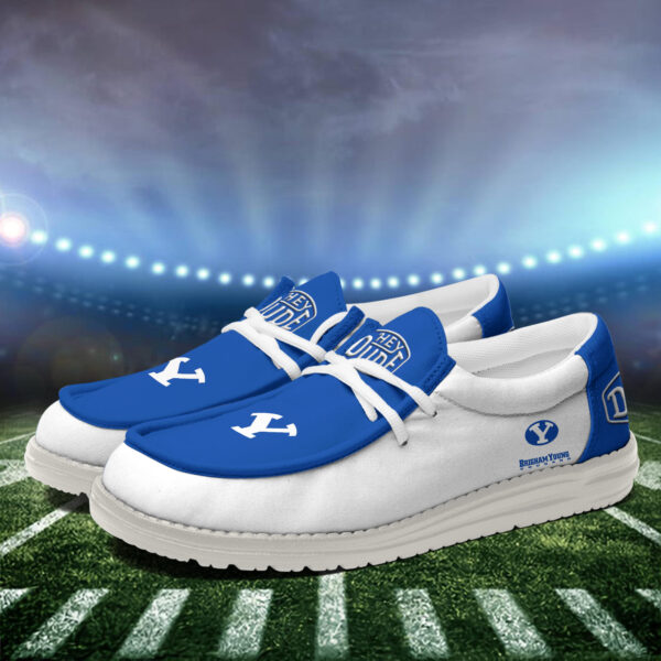 Tubopro BYU Cougars Personalized Hey Dude Shoes For Men And Women - Image 3