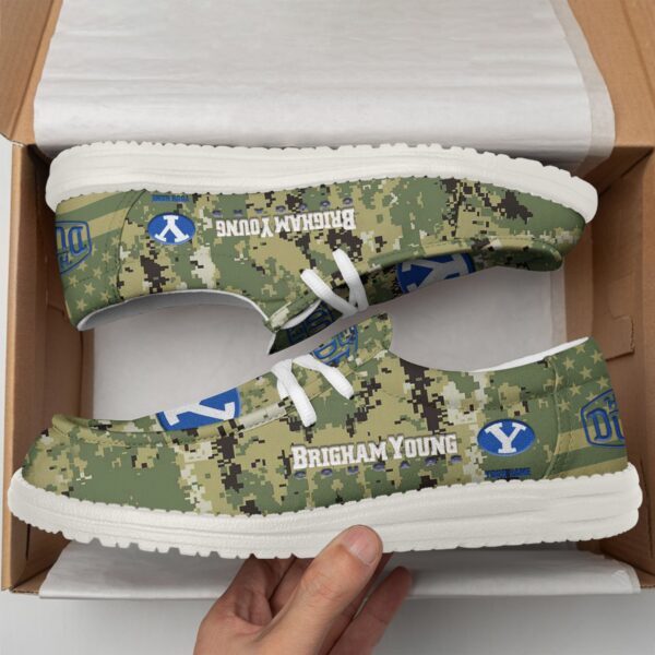 Tubopro BYU Cougars Personalized Hey Dude Shoes For Men And Women - Image 2