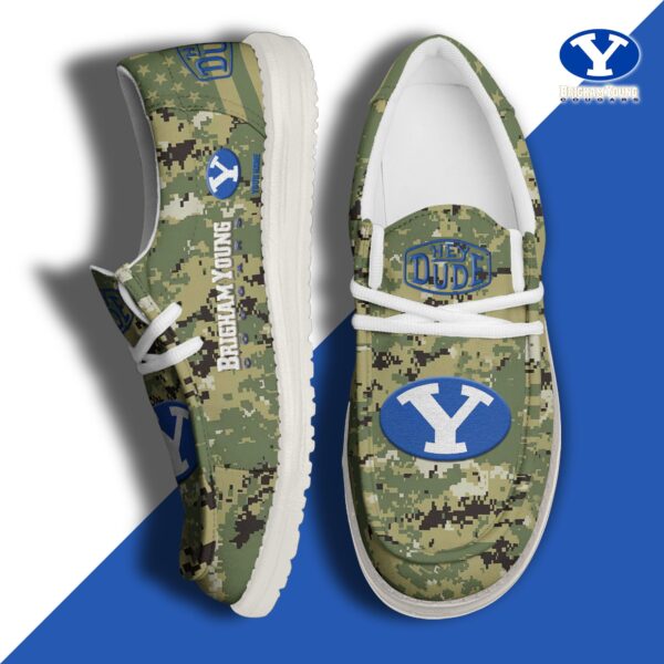 Tubopro BYU Cougars Personalized Hey Dude Shoes For Men And Women
