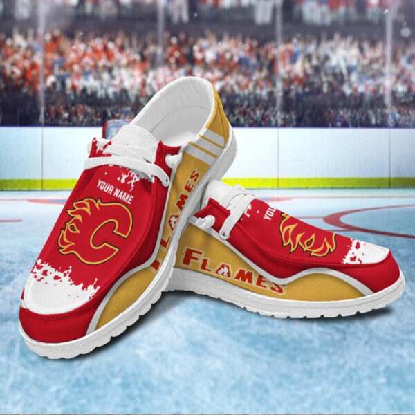 Tubopro Calgary Flames Hey Dude Shoes For Men And Women