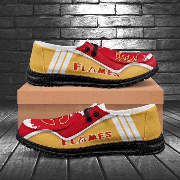 Tubopro Calgary Flames Hey Dude Shoes For Men And Women - Image 6