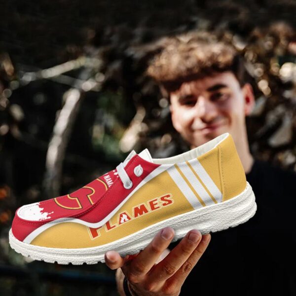 Tubopro Calgary Flames Hey Dude Shoes For Men And Women - Image 3