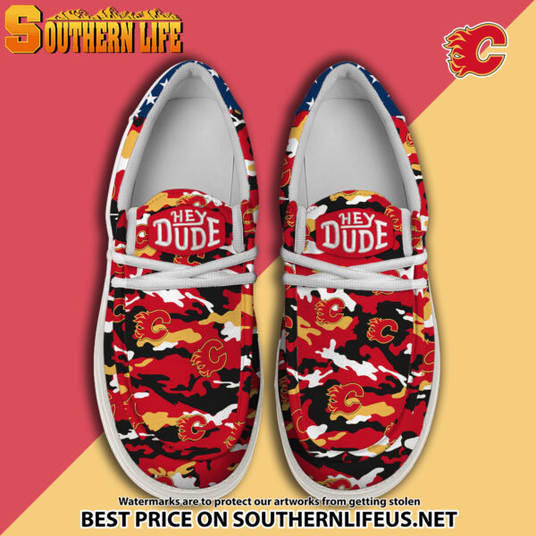 Tubopro Calgary Flames Personalized Hey Dude Shoes For Men And Women