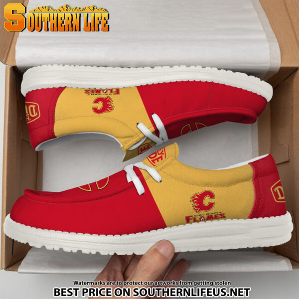 Tubopro Calgary Flames Personalized Hey Dude Shoes For Men And Women - Image 3