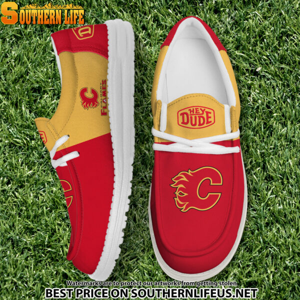 Tubopro Calgary Flames Personalized Hey Dude Shoes For Men And Women