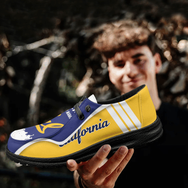 Tubopro California Golden Bears Hey Dude Shoes For Men And Women - Image 4