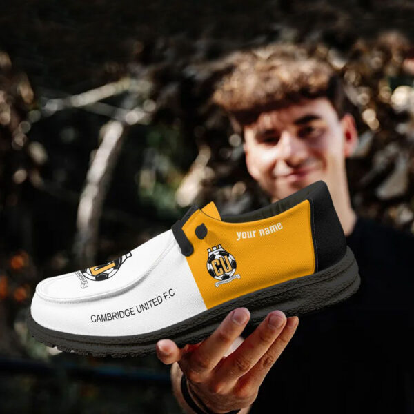 Tubopro Cambridge United F.C Personalized Hey Dude Shoes For Men And Women - Image 4