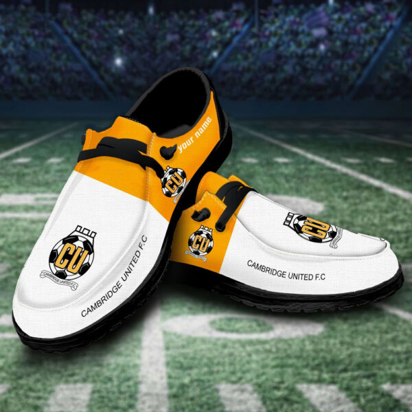 Tubopro Cambridge United F.C Personalized Hey Dude Shoes For Men And Women - Image 3