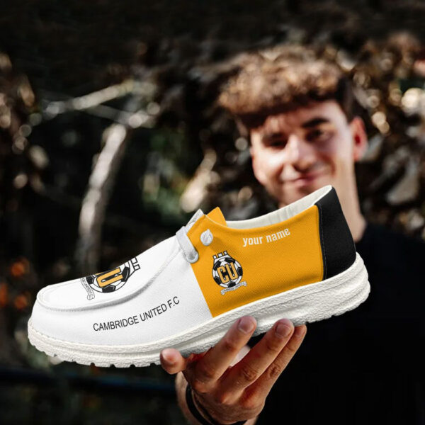 Tubopro Cambridge United F.C Personalized Hey Dude Shoes For Men And Women - Image 2