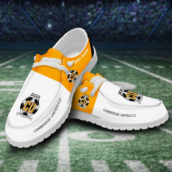 Tubopro Cambridge United F.C Personalized Hey Dude Shoes For Men And Women