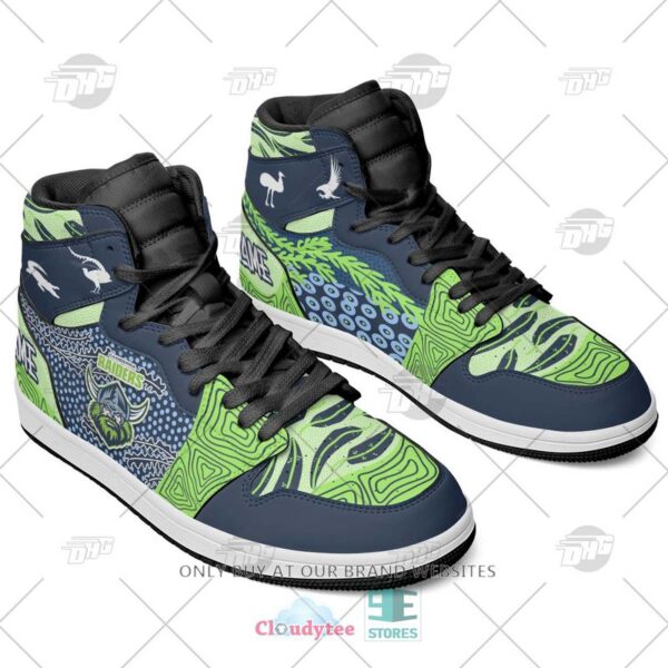 Tubopro Canberra Raiders NRL AJ1 High Sneakers Shoes For Men And Women - Image 2