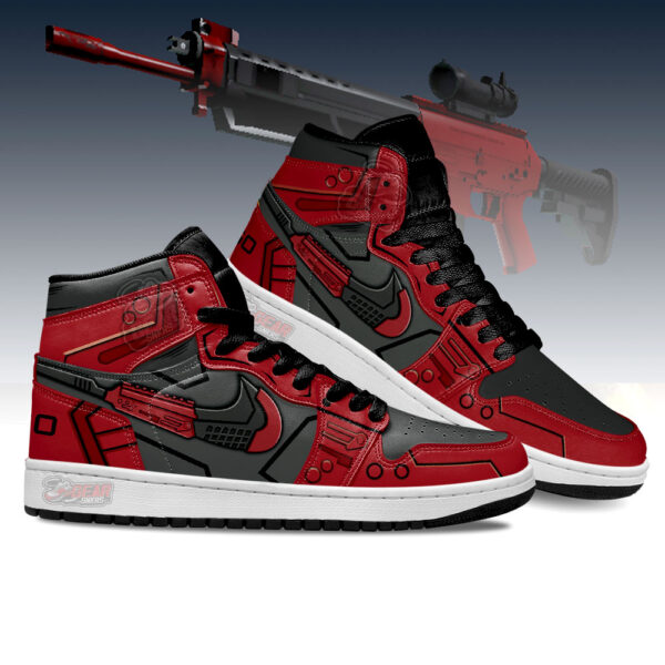 Tubopro Candy Apple Counter Strike Skins AJ1 High Sneakers Shoes For Men And Women - Image 3
