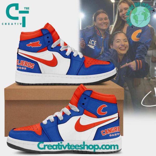 Tubopro Cangrejeros de Santurce Basketball AJ1 High Sneakers Shoes For Men And Women