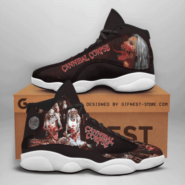 Tubopro Cannibal Corpse AJ13 Sneakers Shoes For Men And Women