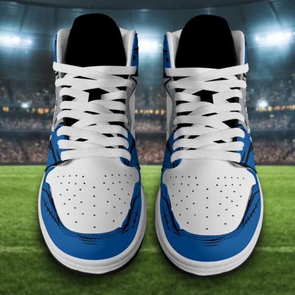 Tubopro Canterbury-Bankstown Bulldogs AJ1 High Sneakers Shoes For Men And Women - Image 2