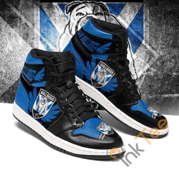 Tubopro Canterbury-Bankstown Bulldogs NRL AJ1 High Sneakers Shoes For Men And Women