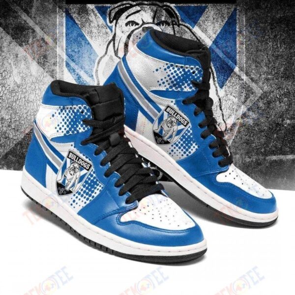 Tubopro Canterbury-Bankstown Bulldogs NRL AJ1 High Sneakers Shoes For Men And Women
