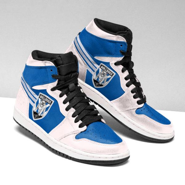 Tubopro Canterbury-Bankstown Bulldogs NRL AJ1 High Sneakers Shoes For Men And Women