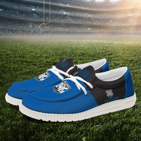 Tubopro Canterbury Bankstown Bulldogs Personalized Hey Dude Shoes For Men And Women - Image 2