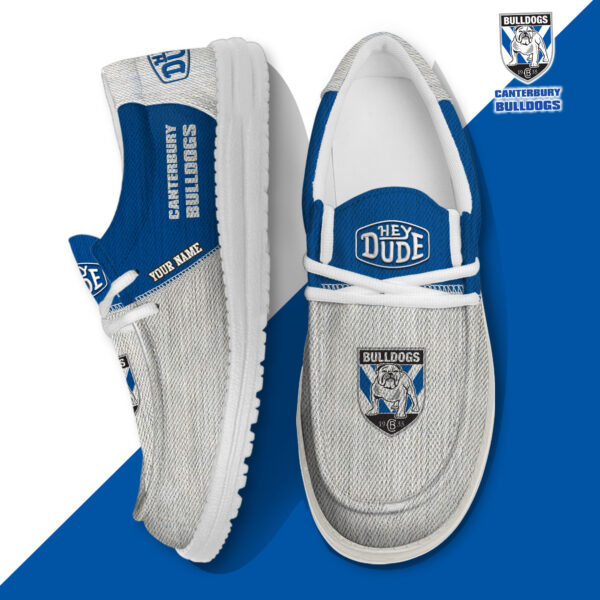 Tubopro Canterbury Bulldogs Personalized Hey Dude Shoes For Men And Women