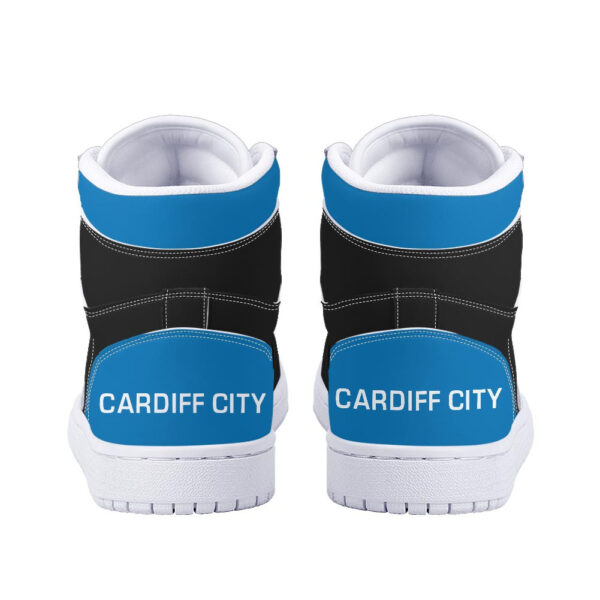 Tubopro Cardiff City AJ1 High Sneakers Shoes For Men And Women - Image 4