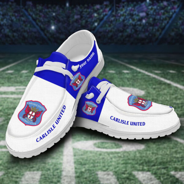 Tubopro Carlisle United Personalized Hey Dude Shoes For Men And Women