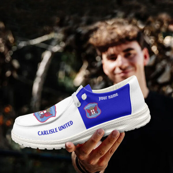 Tubopro Carlisle United Personalized Hey Dude Shoes For Men And Women - Image 2