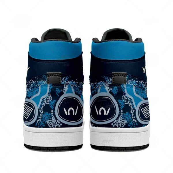 Tubopro Carlton Blues AFL AJ1 High Sneakers Shoes For Men And Women - Image 3