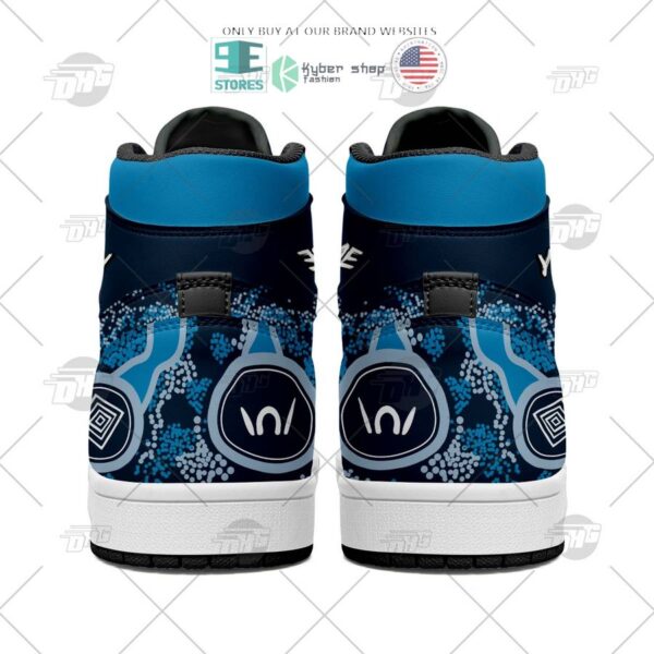 Tubopro Carlton Blues AFL AJ1 High Sneakers Shoes For Men And Women - Image 3