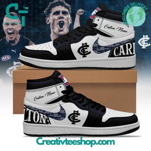 Tubopro Carlton Blues AJ1 High Sneakers Shoes For Men And Women