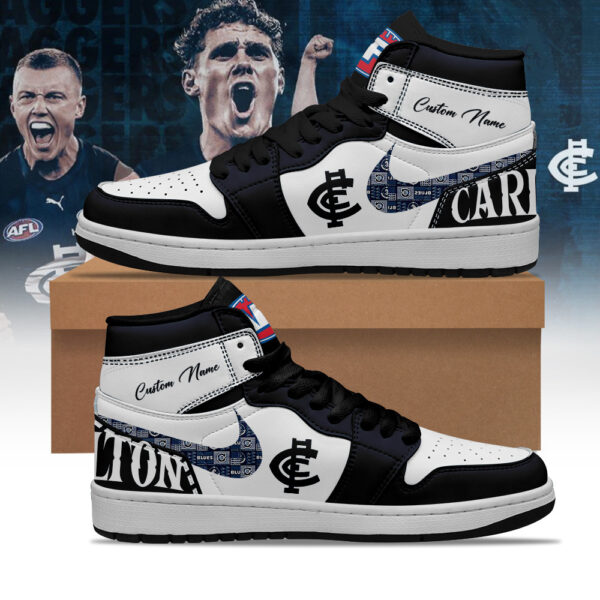 Tubopro Carlton Blues AJ1 High Sneakers Shoes For Men And Women