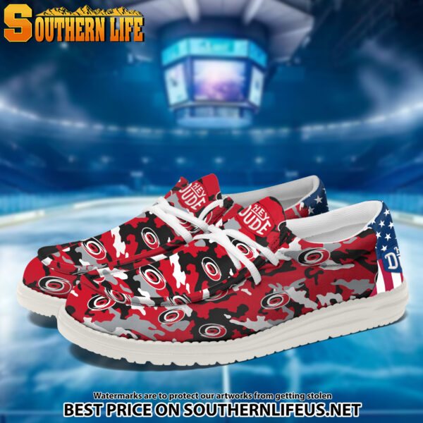 Tubopro Carolina Hurricanes Personalized Hey Dude Shoes For Men And Women - Image 2