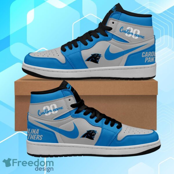 Tubopro Carolina Panthers AJ1 High Sneakers Shoes For Men And Women